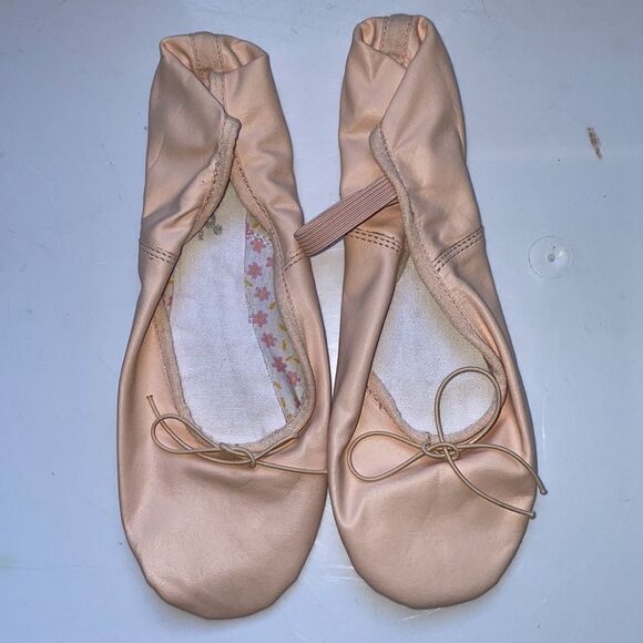 Vtg 1991 new in box Capezio Daisy pink leather ballet slippers/dance shoes - Picture 2 of 6